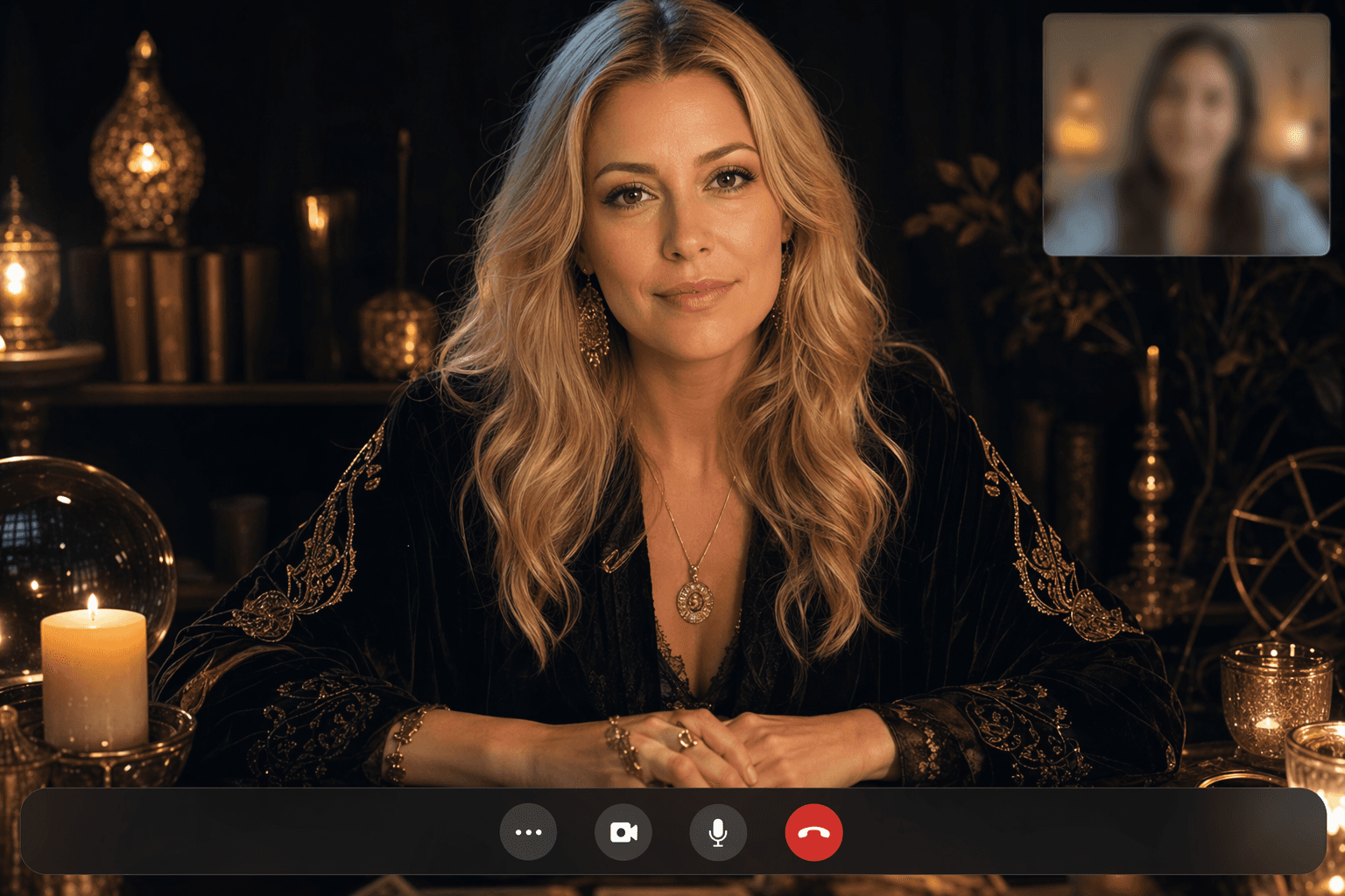 Lady Avalon Live face-to-face browser session